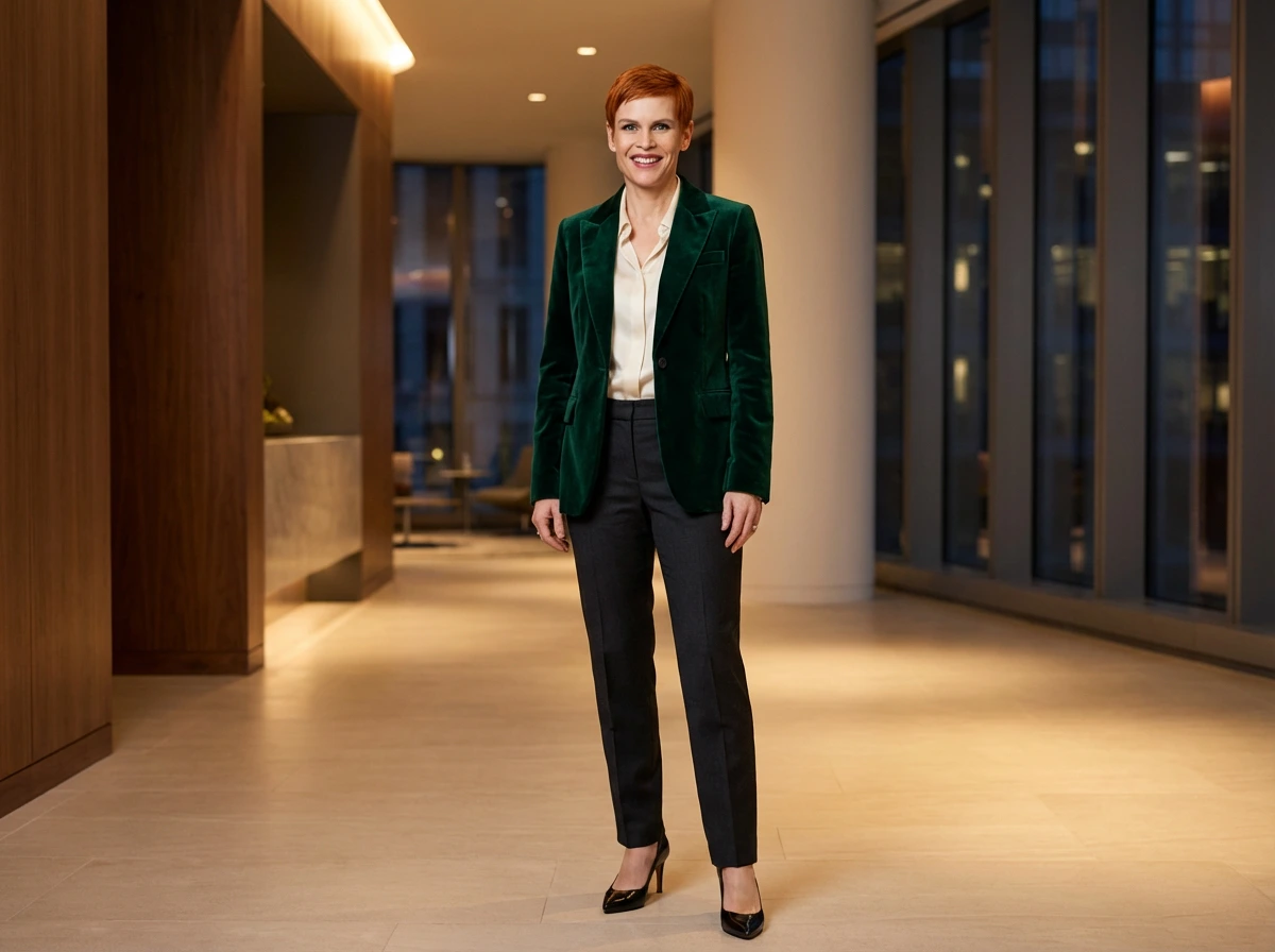 Dinner Jacket Samt Luxus